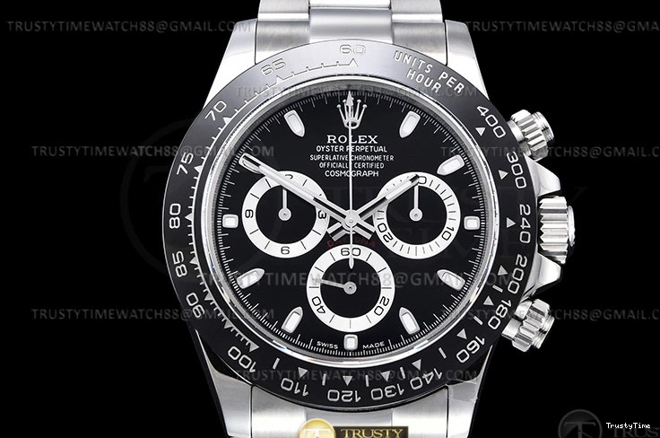 0703 Colorful ROLDYT0436B – Daytona 116500 CER SS SS Black 904L QF V3 SH 949